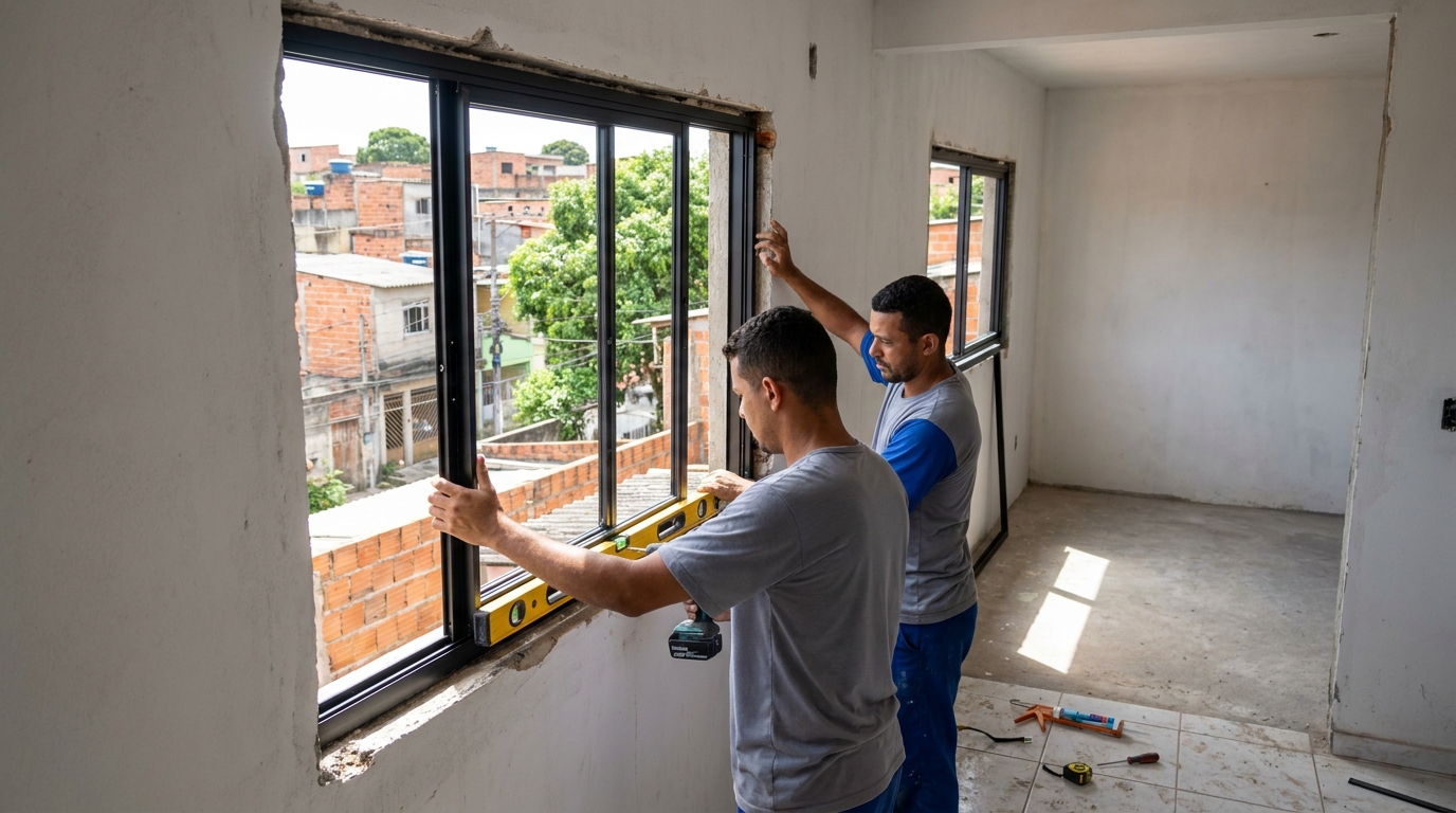 Produção de Portas e Janelas em Maceió‑AL