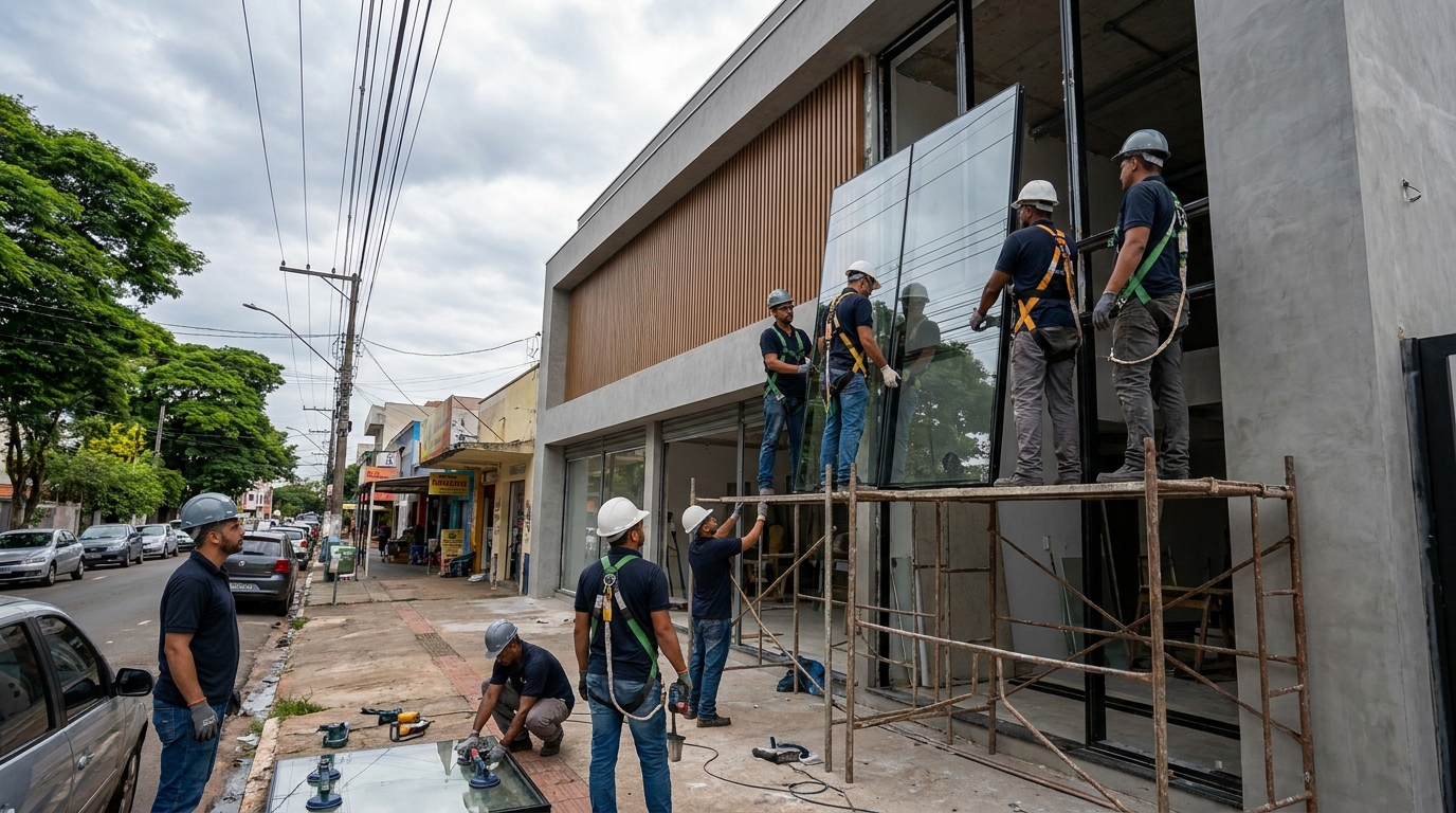 Fachada de Vidro em Maceió‑AL