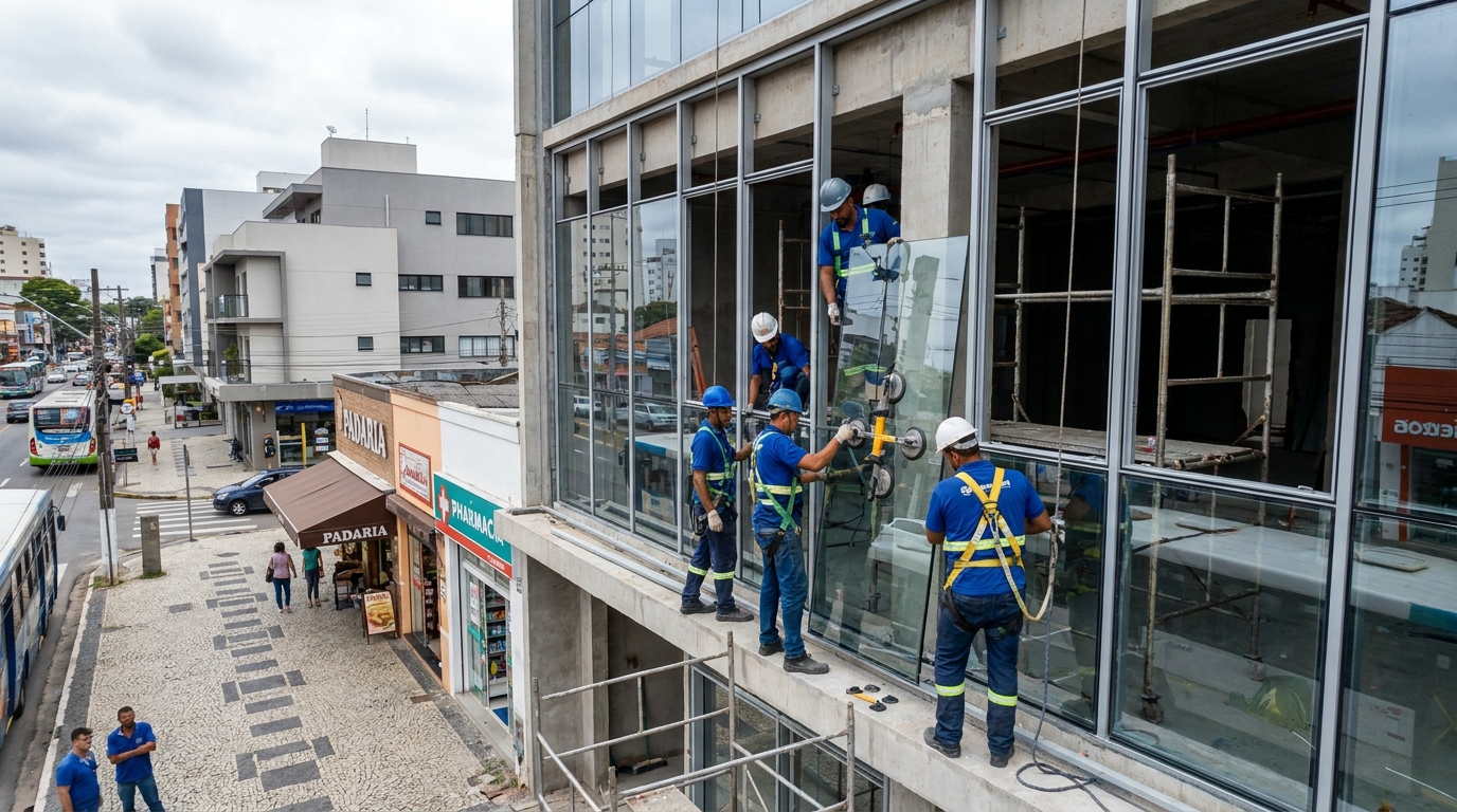 Fachada de Vidro em Maceió‑AL